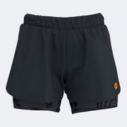 INDOOR GYM SHORT BLACK ORANGE BLACK-ORANGE