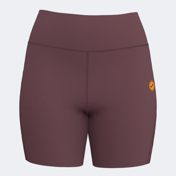 INDOOR GYM SHORT TIGHTS BROWN ORANGE BROWN