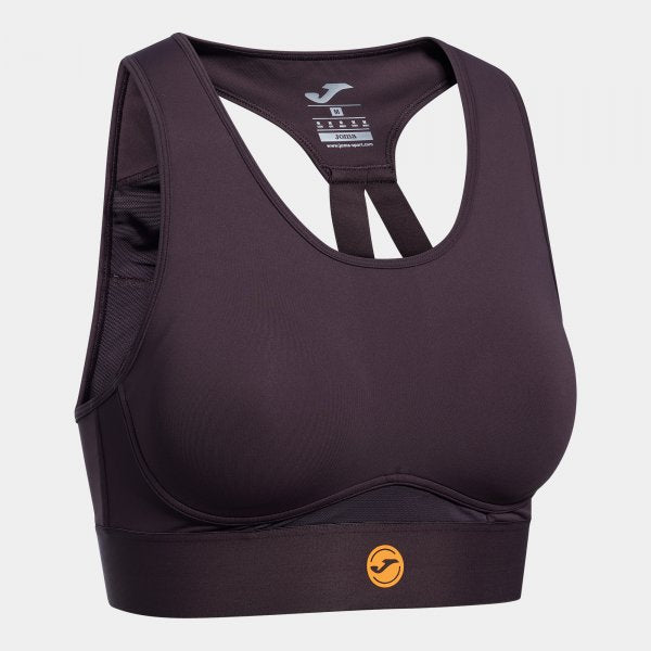 INDOOR GYM SPORT BRA BROWN ORANGE BROWN