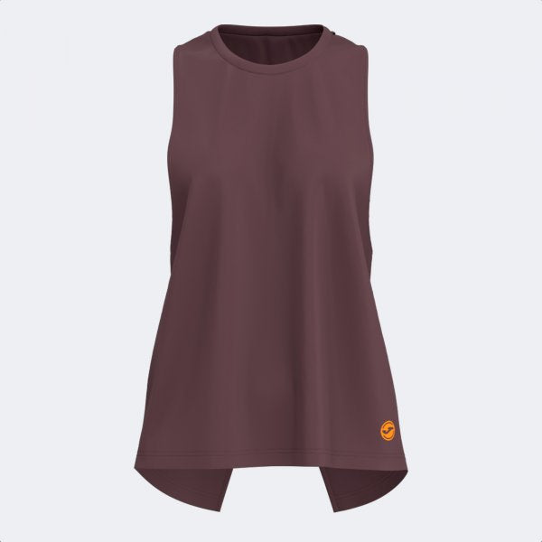 Дамски тениска INDOOR GYM TANK TOP оранжево - кафяво