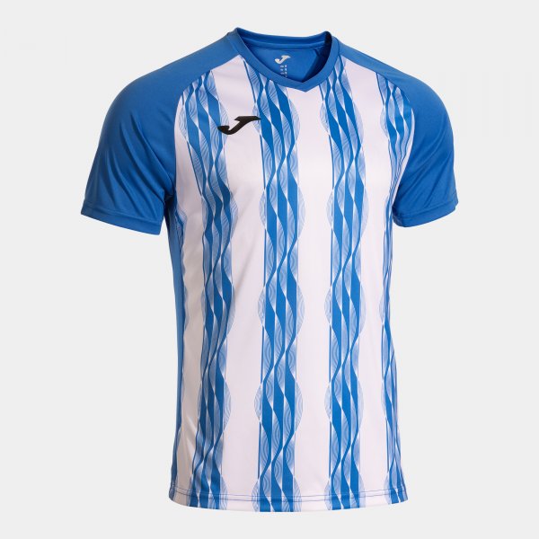 Фланелка / тениска INTER V SHORT SLEEVE T-SHIRT азурно бяло