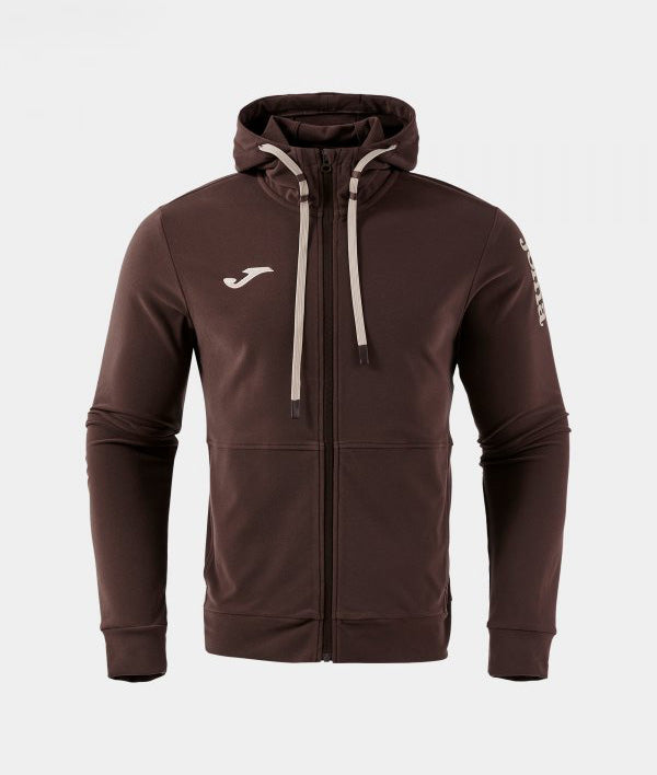 Суитшърт INVICTUS ZIP-UP HOODIE кафяво