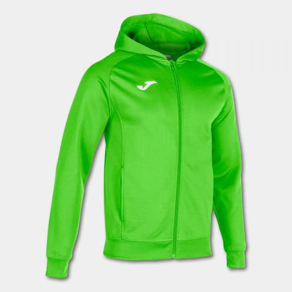 MENFIS HOODED JACKET FLUORESCENT GREEN FLUOR GREEN