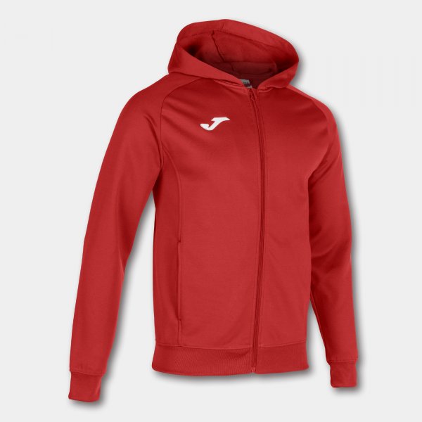 Суичър/яке с качулка MENFIS HOODED JACKET червено