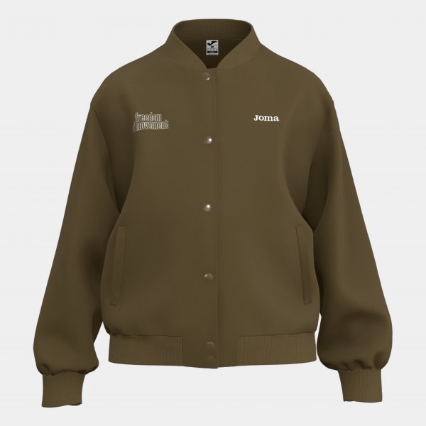 Суитшърт JOMA KIDS FULL ZIP SWEATSHIRT кафяво
