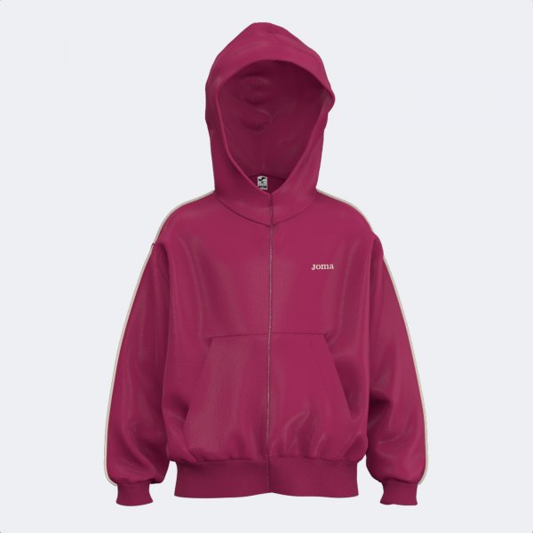 Суитшърт JOMA KIDS ZIP-UP HOODIE лилаво