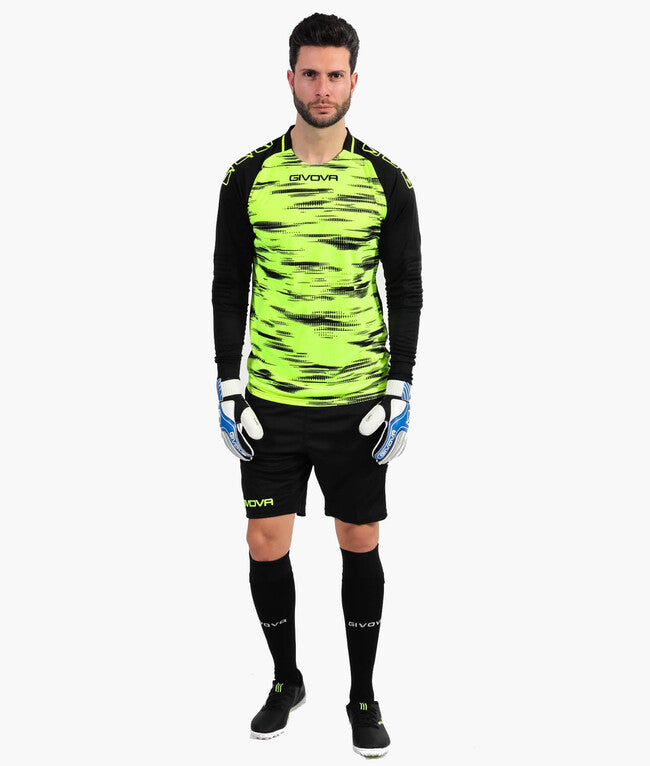 KIT PORTIERE DIFESA GIALLO FLUO/NERO