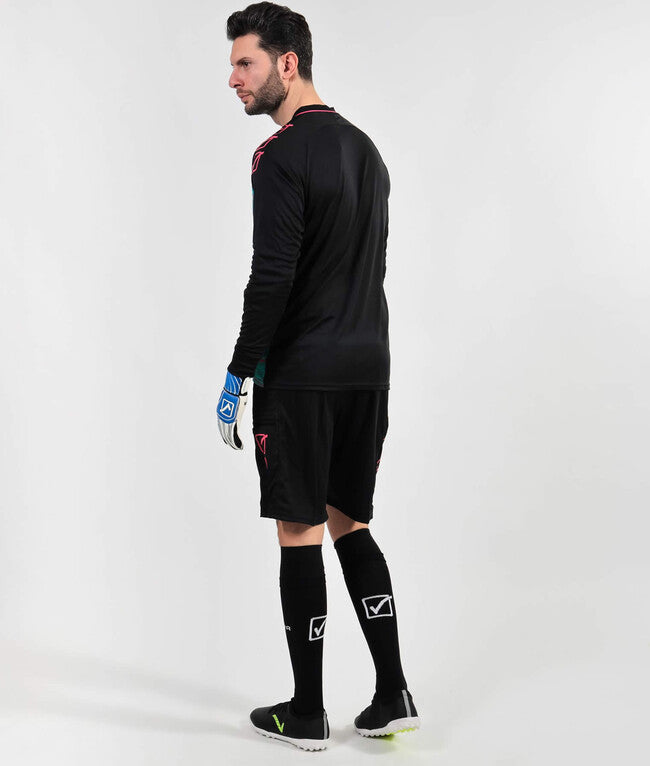 KIT PORTIERE DIFESA VERDE PETROLIO/FUXIA FLUO