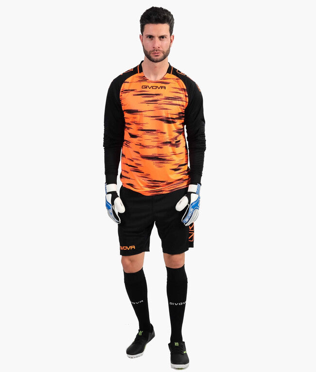 KIT PORTIERE DIFESA ARANCIO FLUO/NERO