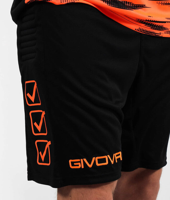 KIT PORTIERE DIFESA ARANCIO FLUO/NERO
