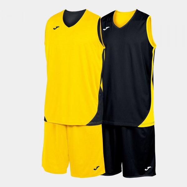 Баскетболен комплект KANSAS TWO-PIECE SET жълто черно