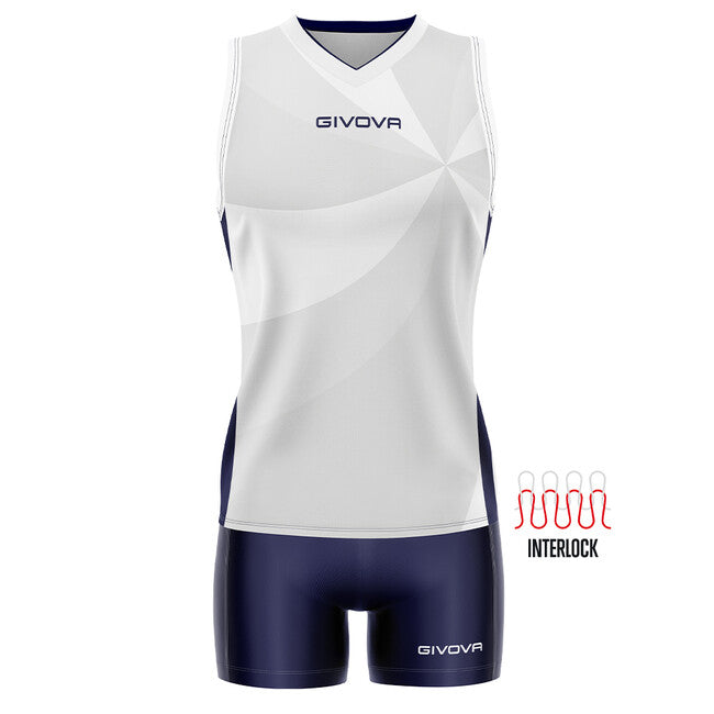 KIT ELICA VOLLEY BIANCO/BLU