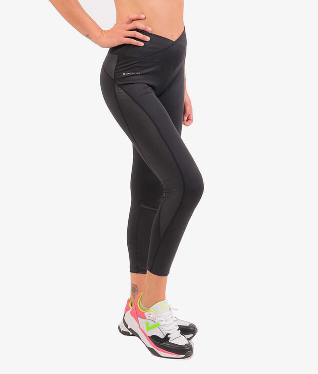 Панталони за бягане LEGGINGS ECO черно