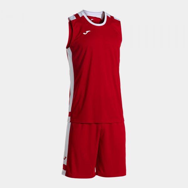 Баскетболен комплект LIDER BASKET SET червено бяло