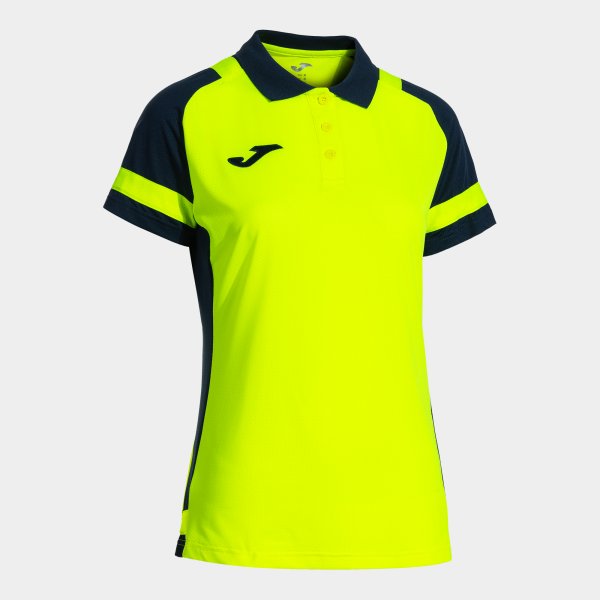 Дамски поло блуза LIDER SHORT SLEEVE POLO флуоресцентно жълто