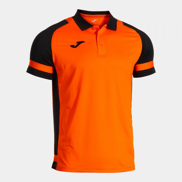 Поло блуза LIDER SHORT SLEEVE POLO оранжево черно