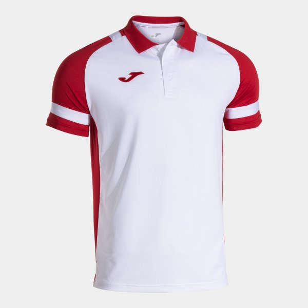 PHOENIX III SHORT SLEEVE POLO WHITE RED WHITE-RED