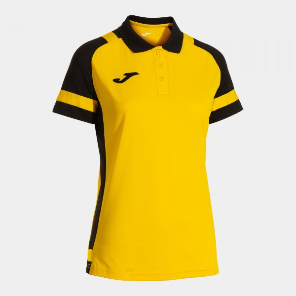 Дамски поло блуза LIDER SHORT SLEEVE POLO жълто черно