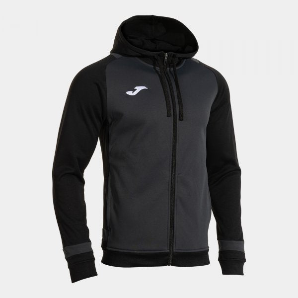 PHOENIX III ZIP-UP HOODIE DARK GRAY BLACK ANTHRACITE-BLACK