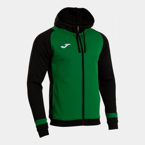 Суитшърт с качулка LIDER ZIP-UP HOODIE зелено черно