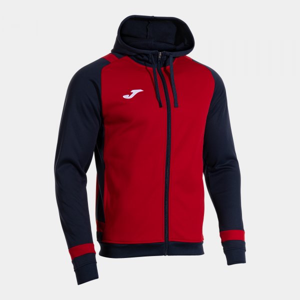 Суитшърт с качулка LIDER ZIP-UP HOODIE червено морско синьо