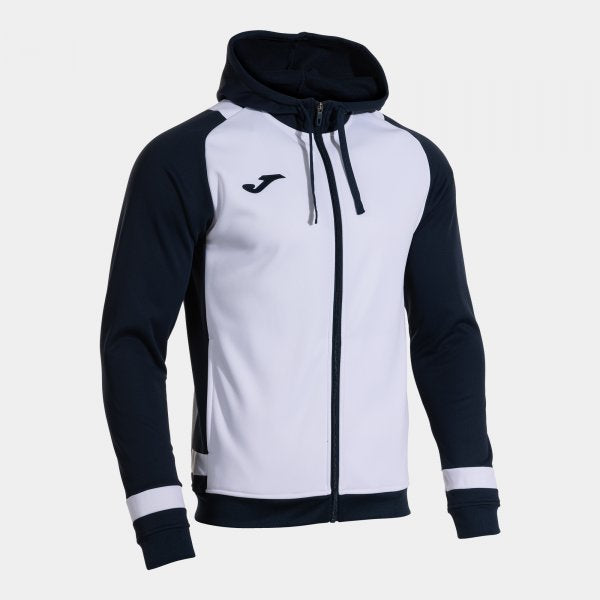 Суитшърт с качулка LIDER ZIP-UP HOODIE бяло морско синьо