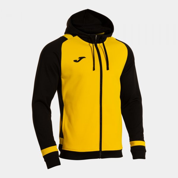 Суитшърт с качулка LIDER ZIP-UP HOODIE жълто черно