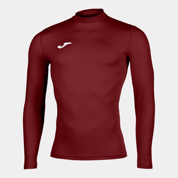 L/S T-SHIRT BRAMA ACADEMY DARK RED BURGUNDY