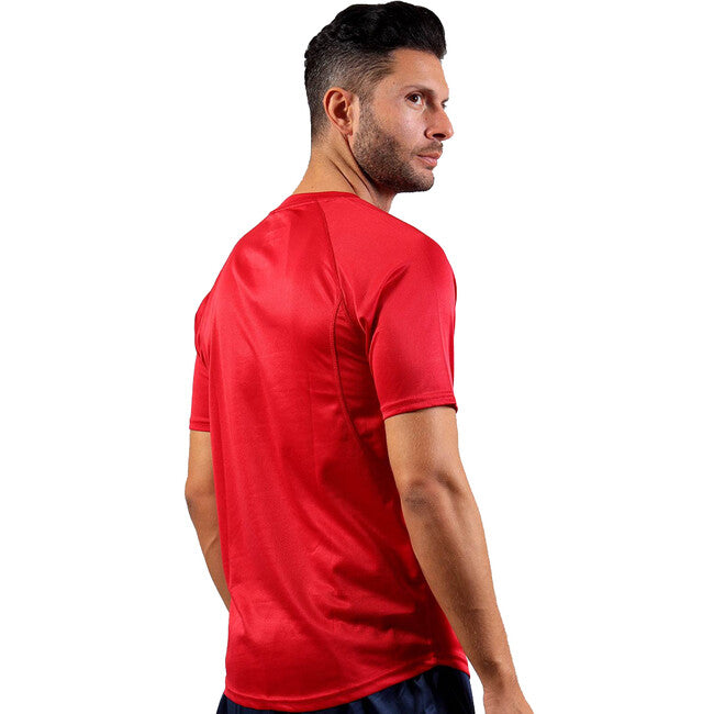 SHIRT CAPO INTERLOCK ROSSO