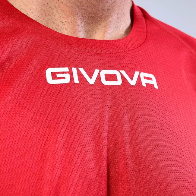 SHIRT CAPO INTERLOCK ROSSO