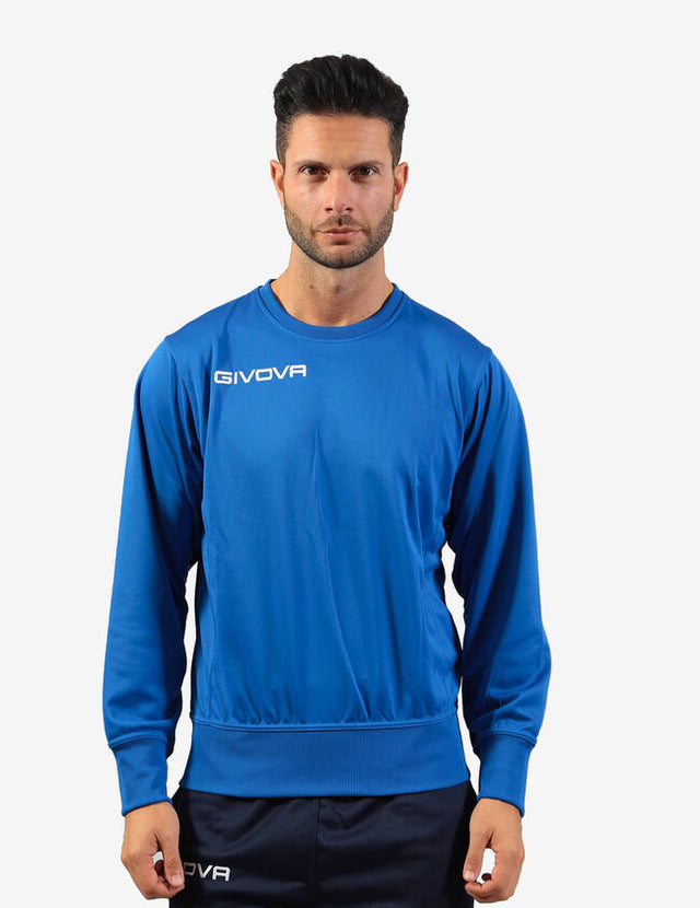 Суитшърт MAGLIA POLARFLEECE G/COLLO GIVOVA ONE азурно синьо
