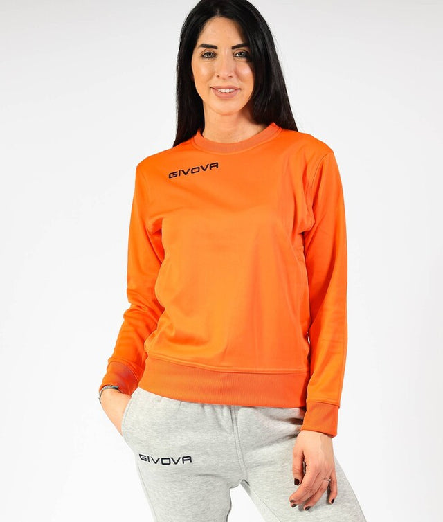 Суитшърт MAGLIA POLARFLEECE G/COLLO GIVOVA ONE оранжево