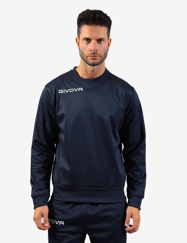 Суитшърт MAGLIA POLARFLEECE G/COLLO GIVOVA ONE синьо