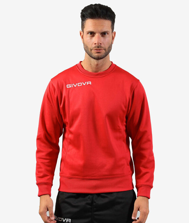 Суитшърт MAGLIA POLARFLEECE G/COLLO GIVOVA ONE червено
