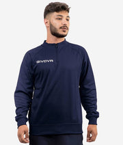 MAGLIA POLARFLEECE TECNICA (HALF ZIP) 500 BLU