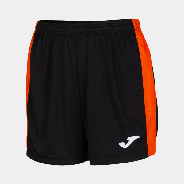 Дамски футболни шорти MAXI SHORT черно оранжево