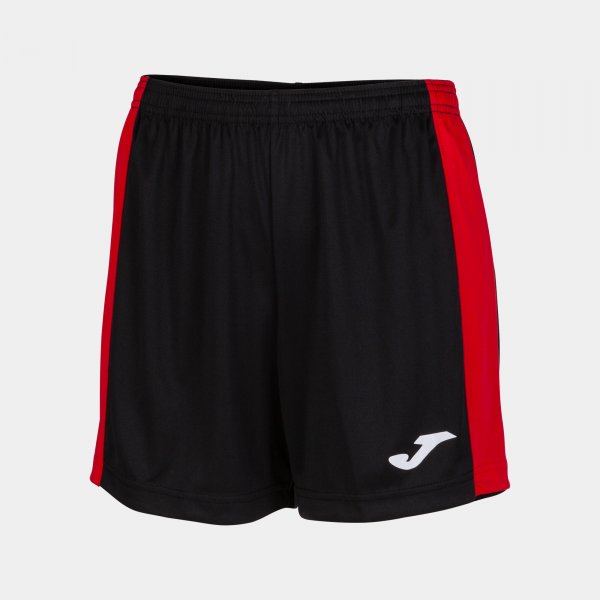 Дамски футболни шорти MAXI SHORT черно червено