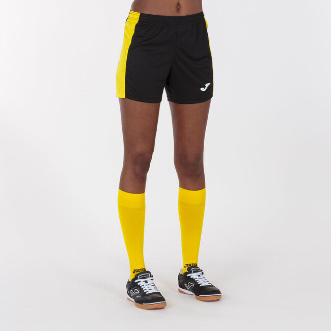 BLACK-YELLOW MAXI SHORTS BLACK-YELLOW