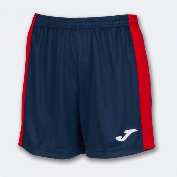 Дамски футболни шорти MAXI SHORT морско синьо червено