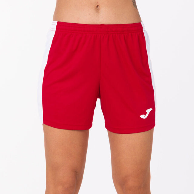 Дамски футболни шорти MAXI SHORT червено бяло