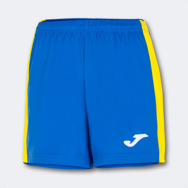 Дамски футболни шорти MAXI SHORT азурно жълто
