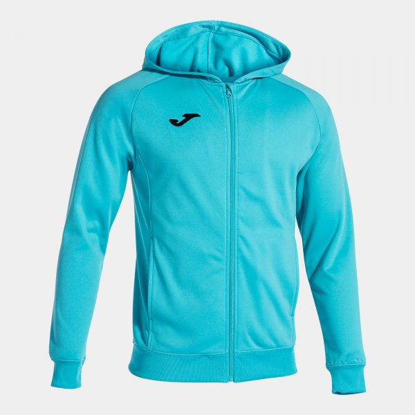 MENFIS ZIP-UP HOODIE FLUOR TURQUOISE FLUOR TURQUOISE