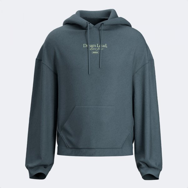 Суитшърт MIMETIC HOODIE синьо - сиво