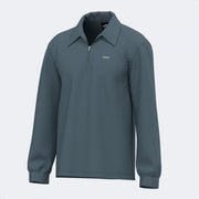 Поло блуза MIMETIC LONG SLEEVE POLO синьо - сиво