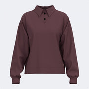 Дамски поло блуза MIMETIC LONG SLEEVE POLO лилаво
