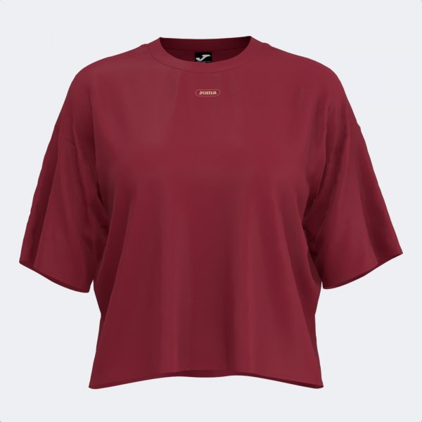MIMETIC SHORT SLEEVE T-SHIRT DARK RED WINE
