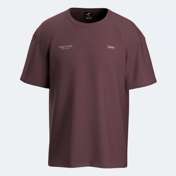 Поло блуза MIMETIC SHORT SLEEVE T-SHIRT DARK RED WINE