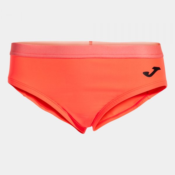 Дамски шорти за бягане OLIMPIA II COMPETITION WOMEN'S UNDERWEAR коралово флуоресцентно