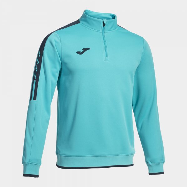 OLIMPIADA SWEATSHIRT FLUOR TURQUOISE BLACK FLUOR TURQUOISE