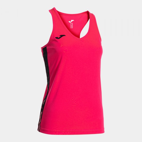 Дамски спортен потник OLIMPIADA TANK TOP фуксия черно